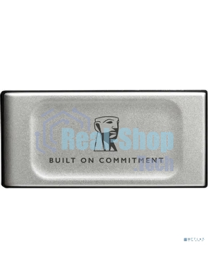 Внешний SSD Kingston XS2000, 500 Gb, USB 3.2 Gen 2x2 Type-C, R/W 2000/2000, серебристый