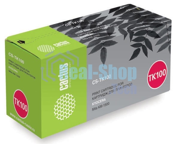 Картридж лазерный Cactus CS-TK100 черный (6000 стр.) для Kyocera Mita KM-1500/1815/1820