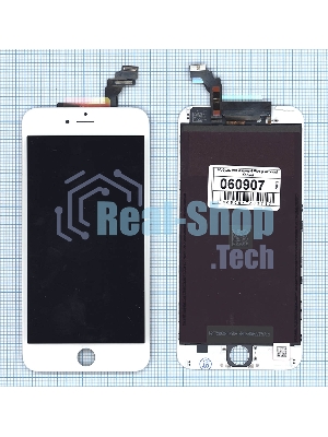Дисплей для Apple iPhone 6 Plus в сборе с тачскрином (Foxconn) белый