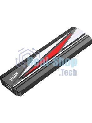 Внешний SSD Netac ZX20L, 512 Gb, USB 3.2 Gen 2x2 Type-C, R/W 2000/1800, черный