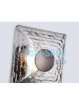 Настенный светодиодный светильник Ambrella light LH31037 GR/SM серый/дымчатый 6W 3000K 150*150*85
