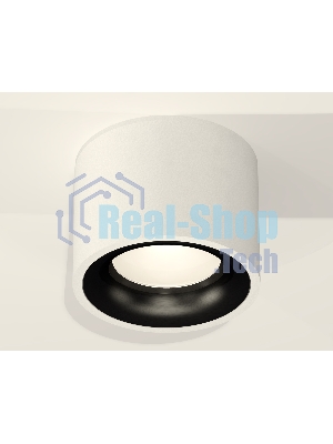 Светильник Ambrella Light XS7510021 SWH/PBK белый песок/черный полированный MR16 GU5.3 (C7510, N7011)