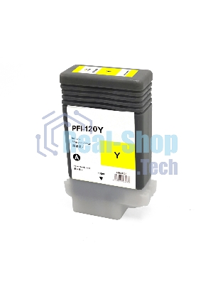 Картридж струйный NVPrint PFI-120Y (NV-2888C001) Yellow для Canon imagePROGRAF TM-200/205/300/305 (130 мл) совместимый