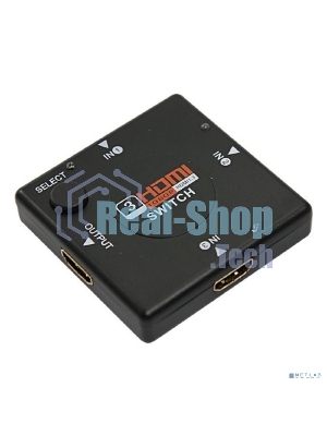 Переключатель Rexant гнездо HDMI на 3 гнезда HDMI, без питания, пластик