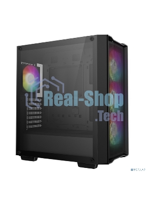 Компьютерный корпус Deepcool CC560 MESH V2 черный без БП ATX 4x120мм 5x140мм 2xUSB 3.0 audio bott PSU