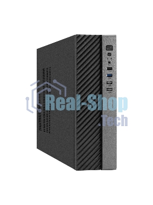 Компьютерный корпус Desktop ExeGate MI-302U (mATX/mini-ITX, без БП, 1хUSB+1хUSB 3.0, HD аудио, черный)