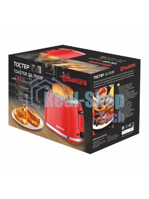 Тостер Sakura SA-7610BK 850 Вт, черный