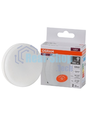 Лампа светодиодная LED Value LVGX5350 6SW/830 230В GX53 10х1 RU OSRAM 4058075581975