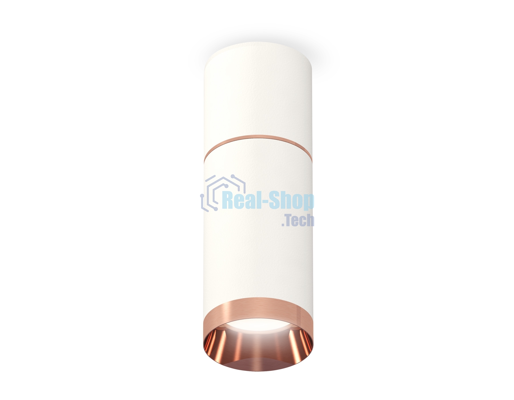 Светильник Ambrella Light XS6322063 SWH/PPG белый песок/золото розовое полированное MR16 GU5.3 (C6301, A2063, C6322, N6135)