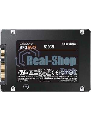Накопитель SSD Samsung 870 EVO, 500Gb, SATA III, 2.5