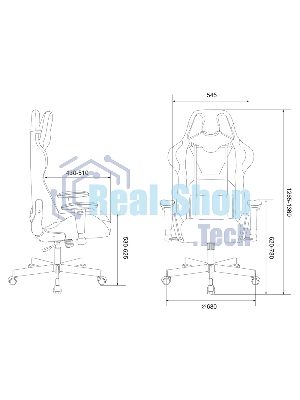 Кресло Бюрократ VIKING KNIGHT LT21 FABRIC песочный, ткань, 120 кг, механизм качания