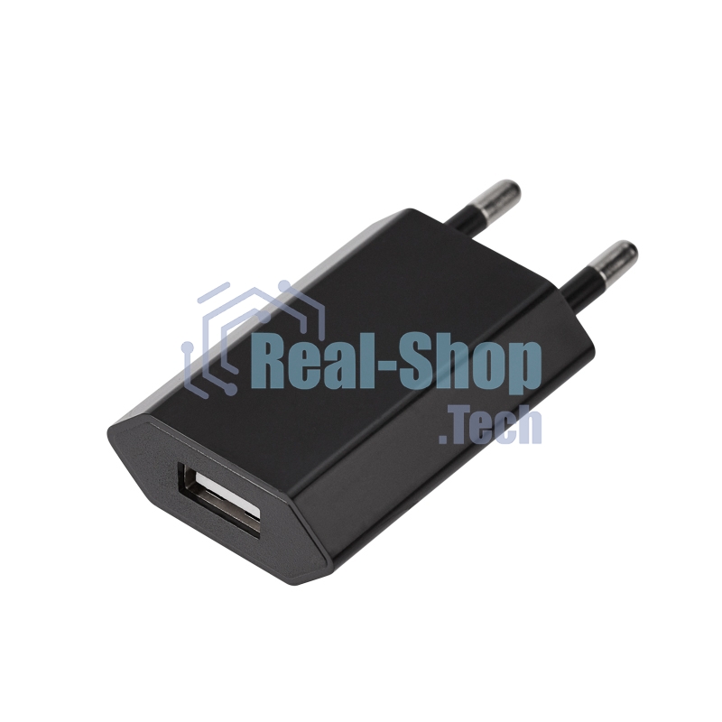 Сетевое зарядное устройство Rexant USB, 5V, 1 A, черный