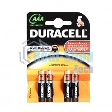 Батарейка DURACELL LR03-4BL BASIC (4 шт. в уп-ке)