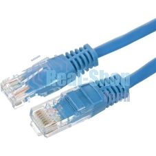 Патч-корд NTSS NTSS-PC-UTP-RJ45-5e-3.0-LSZH-BU NTSS-PC-UTP-RJ45-5E-3.0-LSZH UTP RJ-45 вил.-вилка RJ-45 cat.5e 3м синий LSZH (уп.:1шт) 26AWG