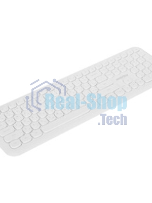 Комплект клавиатура+мышь Smartbuy 666395AG беспроводной, USB, 1000 DPI, белый