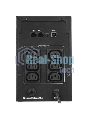 Источник бесперебойного питания ExeGate EP285484RUS SpecialPro Smart LLB-1000.LCD.AVR.C13.RJ.USB 1000VA/650W, LCD, AVR, 6*IEC-C13, RJ45/11, USB, черный