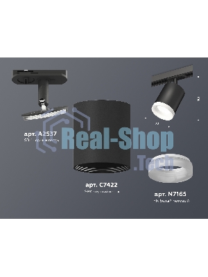 Светильник Ambrella light XT7422021 SBK/FR черный песок/белый матовый MR16 GU5.3 (A2537, C7422, N7165)