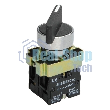 Переключатель LAY5-BJ25 на 2 полож. черный I-O дл. ручка IEK BSW70-BJ-2-K02