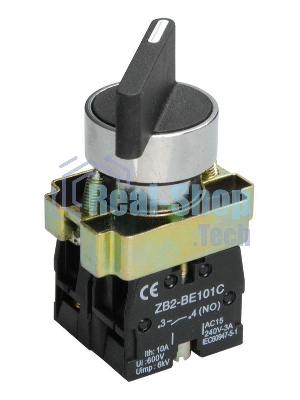 Переключатель LAY5-BJ25 на 2 полож. черный I-O дл. ручка IEK BSW70-BJ-2-K02