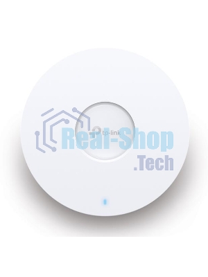 Потолочная точка доступа TP-Link EAP653 AX3000 Ceiling Mount Dual-Band Wi-Fi 6 Access Point, 1 1Gbps RJ45 Port, 574Mbps at2.4 GHz + 2402 Mbps at 5 GHz, 802.3at POE, 2 Internal Antennas