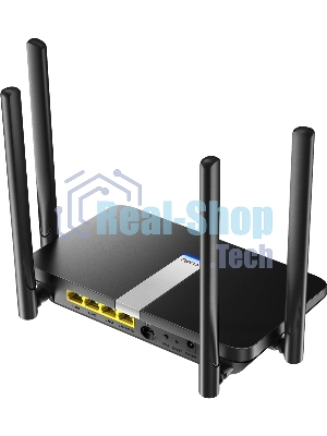 Роутер беспроводной Cudy LT500 AC1200 10/100BASE-TX/4G cat.4 черный