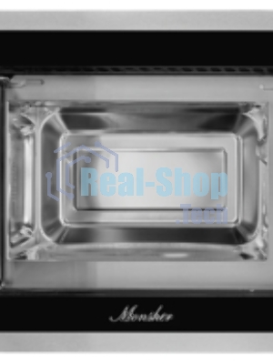 Встраиваемая микроволновая печь Monsher MMH 1020 BX, 700 Вт, High-Tech, 20 л, черный+нерж.