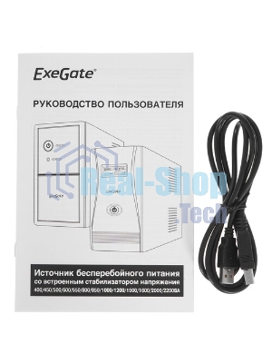 Источник бесперебойного питания ExeGate EP285484RUS SpecialPro Smart LLB-1000.LCD.AVR.C13.RJ.USB 1000VA/650W, LCD, AVR, 6*IEC-C13, RJ45/11, USB, черный