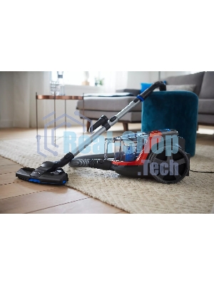 Пылесос Philips FC9330/09 красный/черный, 237/900 Вт, уборка сухая, пылесборник контейнер 1.5 л