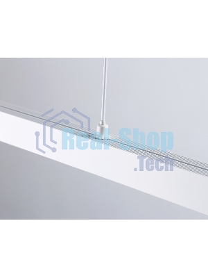 Трековый однофазный подвесной светодиодный светильник Ambrella light GL6783 WH белый LED 24W 4200K 600*22*1025