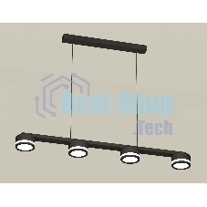 Светильник Ambrella light XB9152200/4 SBK/FR черный песок/белый матовый GX53 (C9152, N8415)