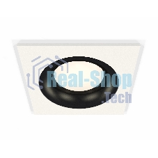 Комплект встраиваемого светильника Ambrella light XC7631002 SWH/PBK белый песок/черный полированный MR16 GU5.3 (C7631, N7011)