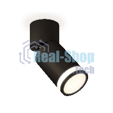 Светильник Ambrella Light XM6313084 SBK/BK/FR черный песок/черный/белый матовый MR16 GU5.3 (A2221, C6313, N6221)