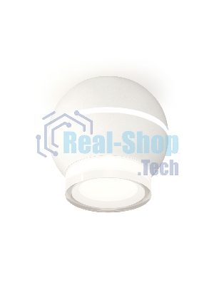 Светильник Ambrella Light XS1101042 SWH/FR/CL белый песок/белый матовый/прозрачный MR16 GU5.3 LED 3W 4200K (C1101, N7160)