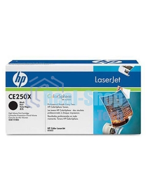 Картридж лазерный HP CE250X черный для CLJ CM3530/CP3525 10500 стр.