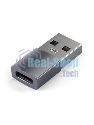 Адаптер Satechi USB Type-A to Type-C. Цвет серый космос.