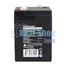 Аккумулятор свинцово-кислотный GoPower LA-660 6V 6Ah (1/20)