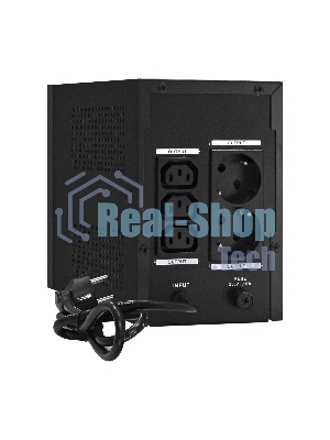 Источник бесперебойного питания ExeGate SpecialPro UNB-1200.LED.AVR.2SH.3C13 1200VA/750W, LED, AVR, 2*Schuko+3*C13, съемн.кабель, металлический корпус, черный
