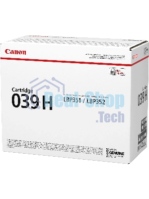 Картридж лазерный CANON CRG 039 HBK черный (25000 стр.) для Canon LBP-351