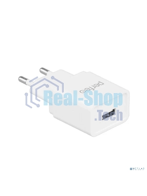 Сетевое зарядное устройство PERFEO с разъемом USB, 2А, белый (I4657)