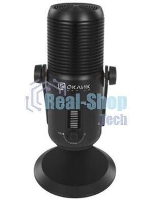 Микрофон проводной Оклик SM-400G 2м черный