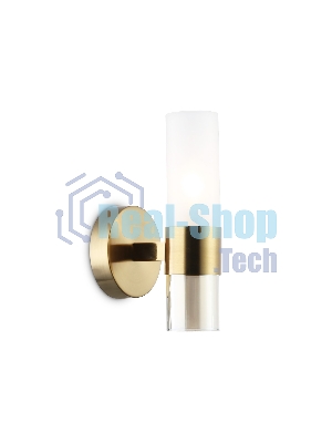 Настенный светильник Ambrella light LH55116 BS/FR/TI латунь/белый матовый/янтарь E14 max 40W 130*100*225