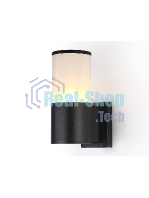 Светильник Ambrella light ST2451 BK/FR черный/белый матовый IP54 E27 max 40W 210*90*155
