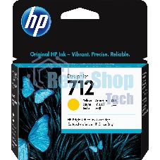 Картридж струйный HP 712 3ED69A желтый (29мл) для HP DJ Т230/630