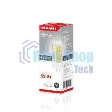 Лампа светодиодная Rexant капсульного типа JD-CORN G4 230 В 5,5 Вт 6500 K холодный свет (поликарбонат)