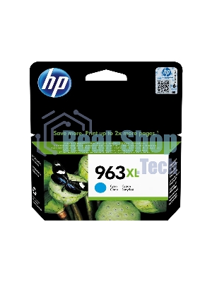 Картридж струйный HP 963XL 3JA27AE голубой увеличенной емкости (1600 стр) для HP OfficeJet Pro 9010, 9013, 9020, 9023