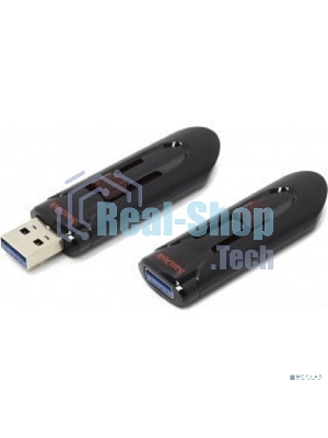 Флешка USB Sandisk CZ600 Cruzer Glide (SDCZ600-128G-G35), 128Gb, USB 3.0, R/W 100/20, черный
