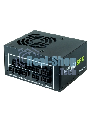 Блок питания Chieftec Compact CSN-450C, 450Вт, 80 PLUS Gold, 80мм, модульный, черный