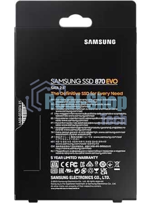 Накопитель SSD Samsung 870 EVO, 500Gb, SATA III, 2.5