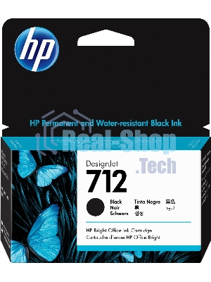 Картридж струйный HP 712 3ED70A черный (38мл) для HP DJ Т230/630