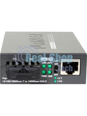 Медиаконвертер PLANET Technology FT-802 10/100Base-TX to 100Base-FX (SC) Bridge Media Converter, LFPT Supported